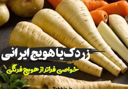 خواص درمانی زردک یا هویج ایرانی
