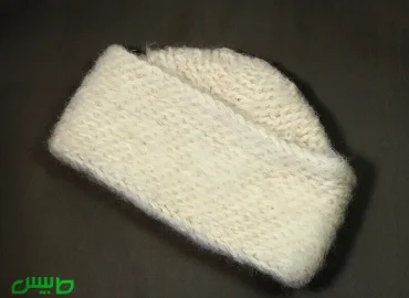 کلاه درمانی پشم مرینوس دستباف و لطیف