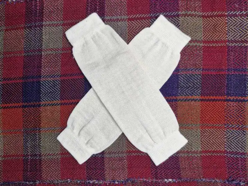 ساقبند و زانوبند بافت از پشم طبیعی گوسفند (گرم کننده مفاصل زانو و پا)