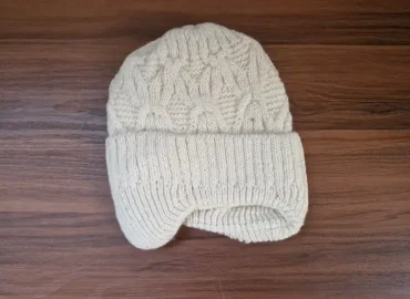 کلاه بافت بچه گانه از پشم طبیعی گوسفند